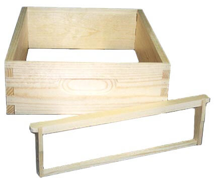 10-Frame Shallow Super 5 11/16" with Frames — Unassembled — image 1