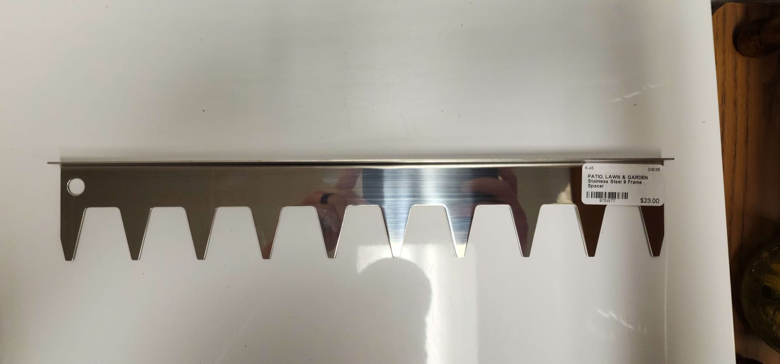 9 Frame Spacer Stainless Steel — view 2