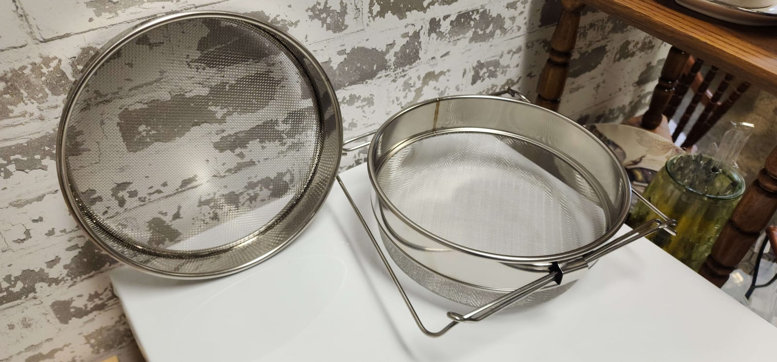 Double Sieve Stainless Strainer
