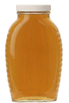 2 lb Queenline Jars with Lids — 12 Pack