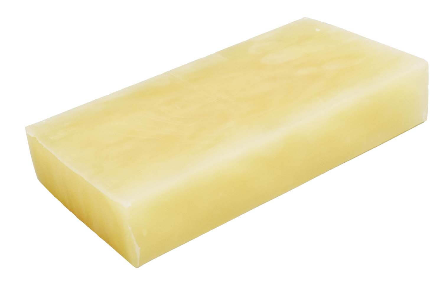 Refined Beeswax — White 1 lb Cake — image 1